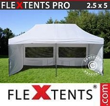 Foldetelt FleXtents PRO 2,5x5m Hvid