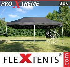 Foldetelt FleXtents PRO Xtreme 3x6m Sort